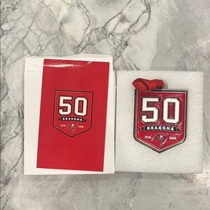 The Tampa Bay Buccaneers 50 th Season Ornament